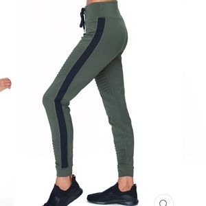 Urban Savage Moto Joggers in Army green